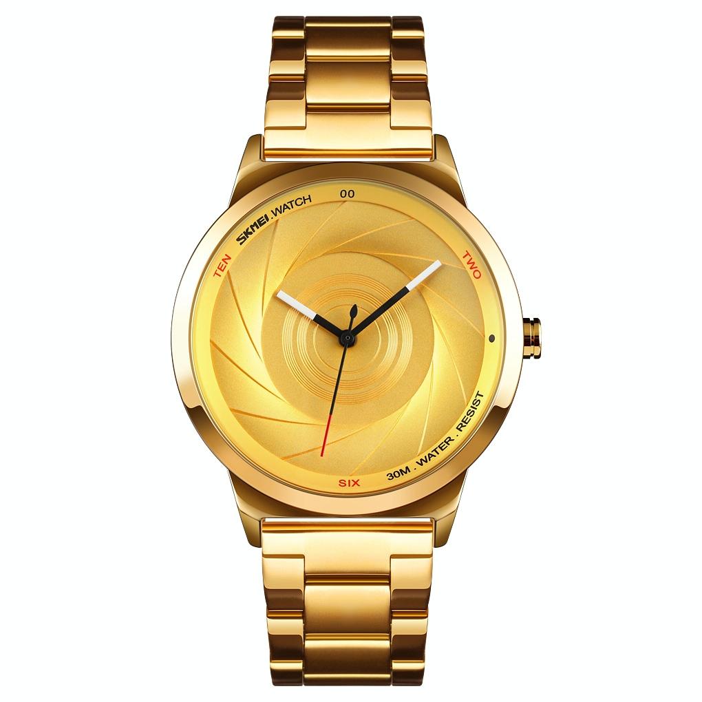 V562-A10855800AYS-202508280946-00 Stylish Waterproof Gold Quartz Watch for Men - Gold - Image 1