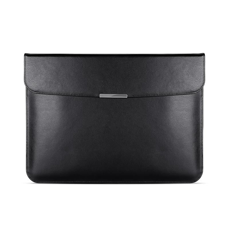 V562-A207899300ADE-202508290354-00 Leather Laptop Sleeve - Ultra-thin and Stylish - Black - Image 1