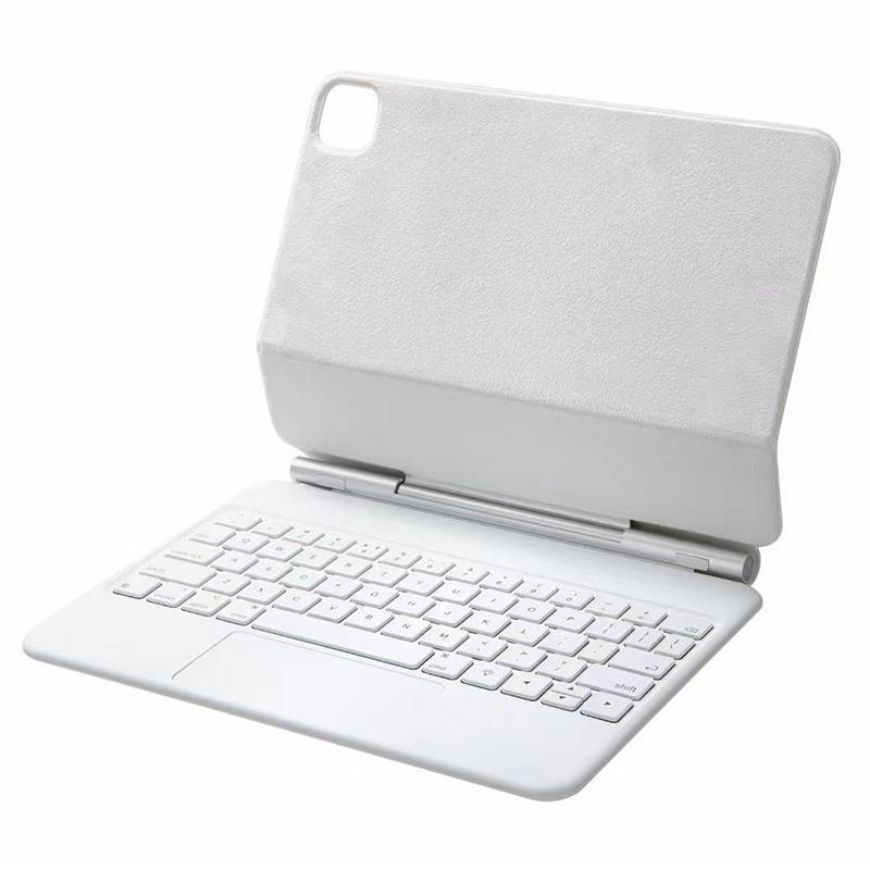 V562-A208859300ADE-202508290515-00 Bluetooth Keyboard Leather Case With Touch Pad - P11 - Black - Image 1
