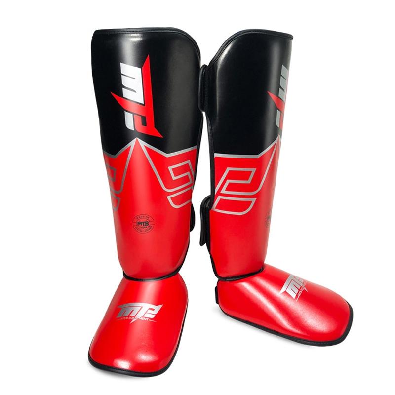 V562-A20918200ADE-202508290120-00 Training Leg Guards For Freestyle Grappling And Thai Boxing - Ankle Protection - Red - Image 1