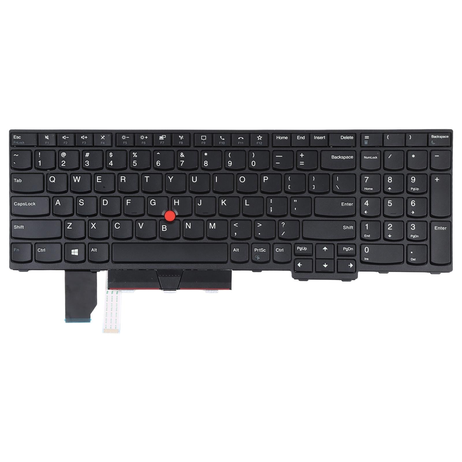V562-A308735300ADE-202508272321-00 Lenovo Thinkpad P15v / L15 Keyboard with Pointing - Black us Version - Image 1