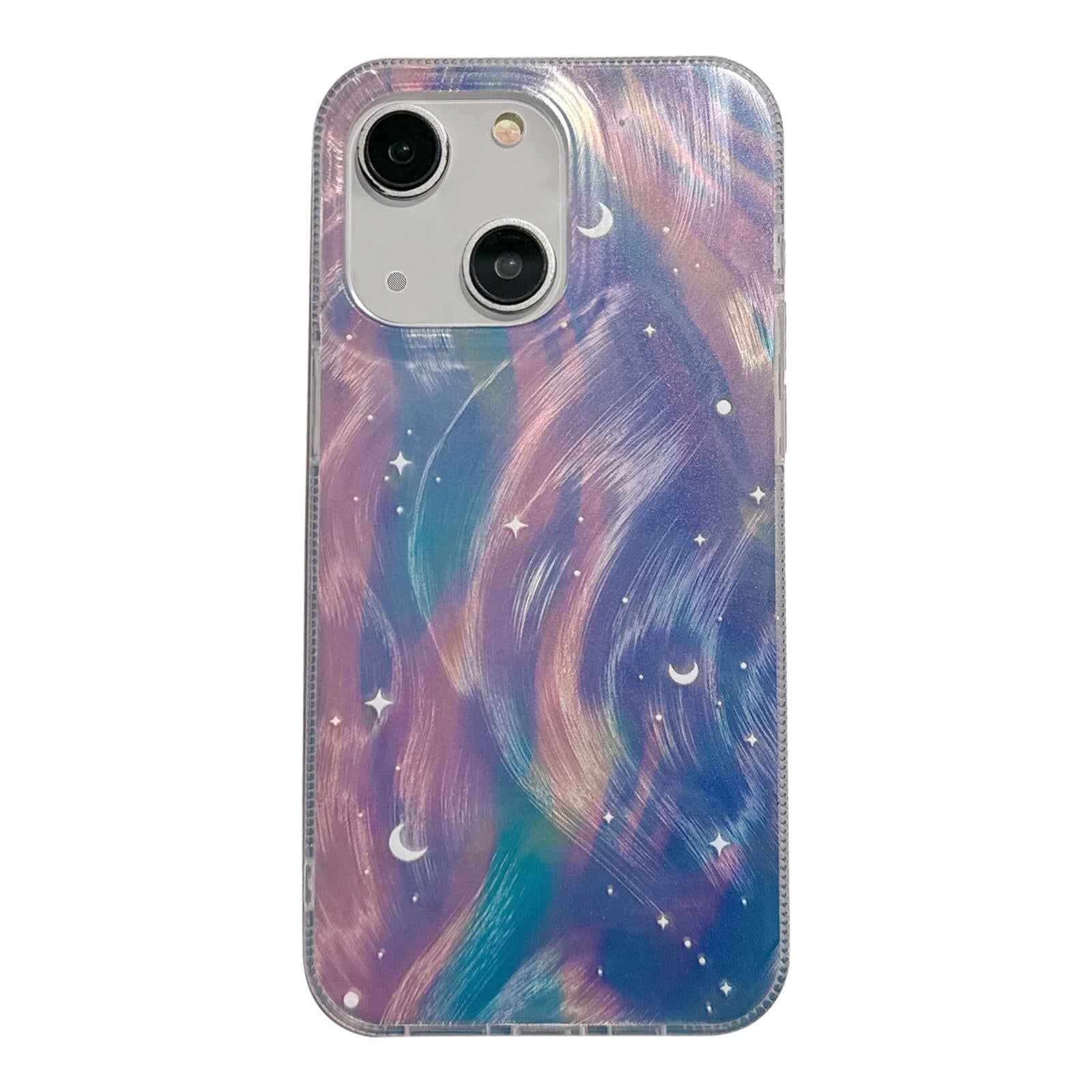 V562-A407391600ADE-202508271137-00 Blue Dream Starry Gradient Dual Layer Iphone 15 Acrylic Tpu Case - Image 1