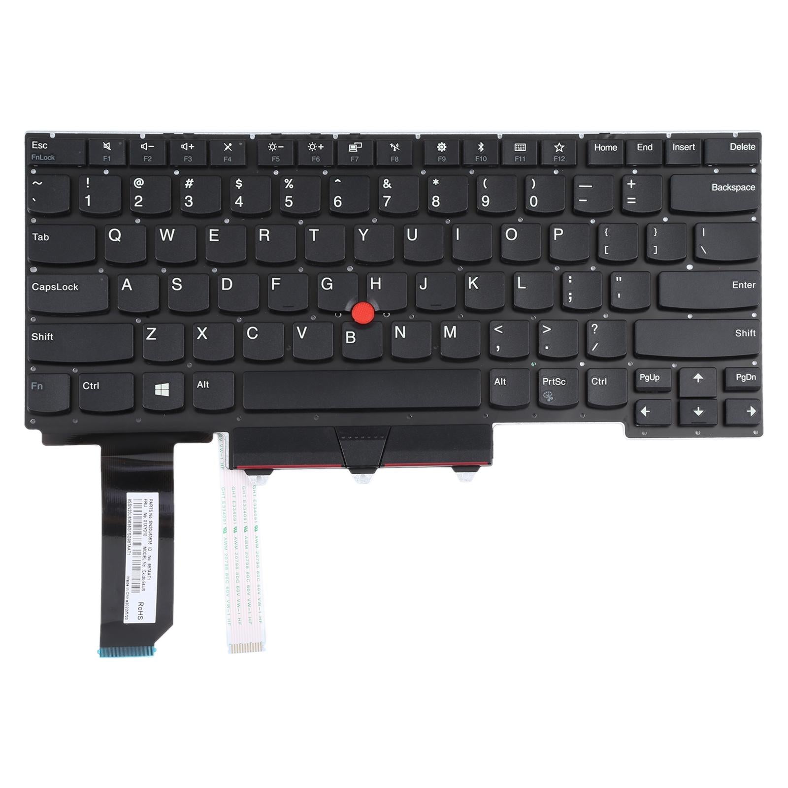 V562-A408735300ADE-202508272311-00 Lenovo Thinkpad E14 Gen 1 / 2 Keyboard with Trackpoint - Black - Image 1