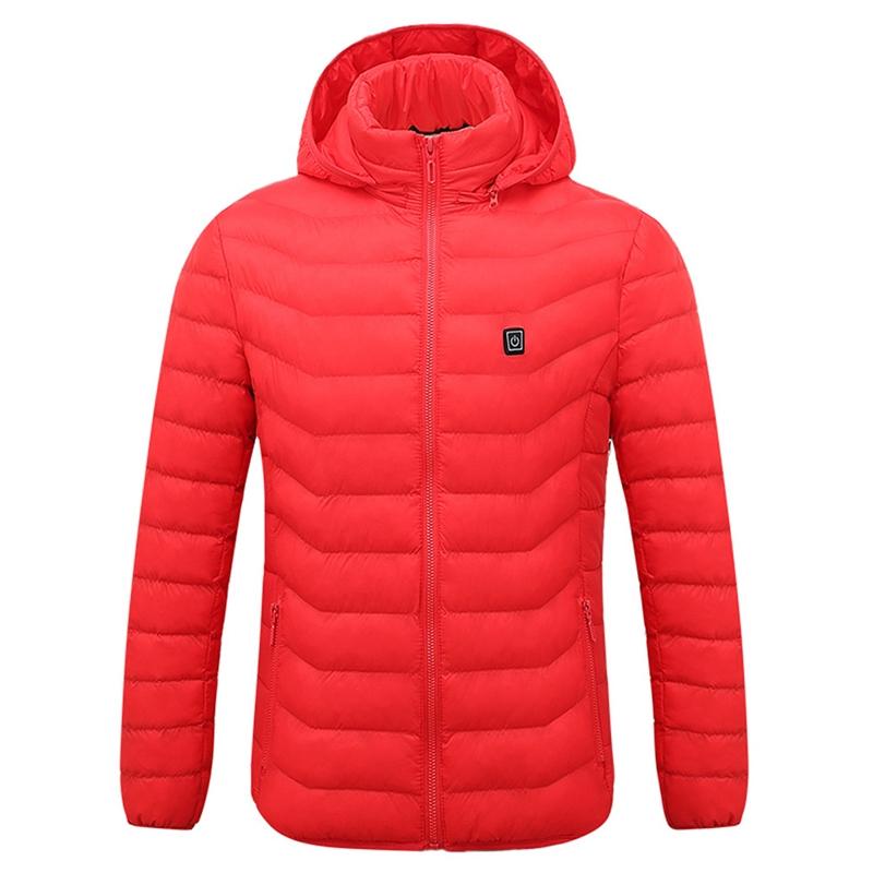V562-A507821070DBT-202508291232-00 Winter Smart Electric Heating Hooded Jacket - Red - Xxxl - Image 1