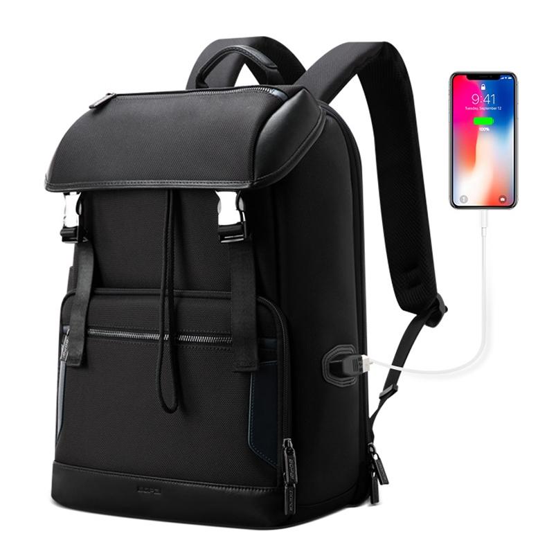 V562-B0856GO-202508271110-00 Waterproof Anti-theft Travel Backpack - 31x19x43cm in Black - Image 1