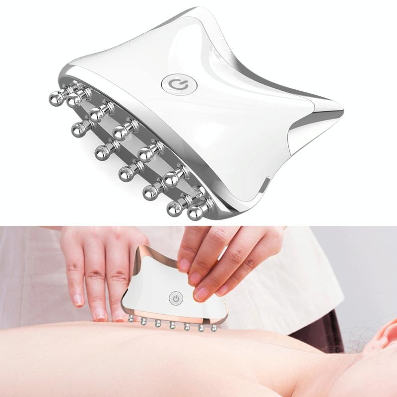 V562-B1001122060DBT-202508291955-00 Colour Light Meridian Dredging Massager Sm-2102 - White Silver - Image 1