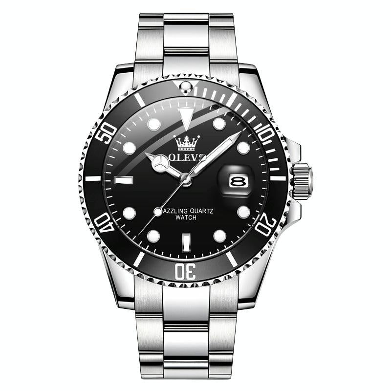 V562-B10086200ADE-202508281641-00 Waterproof Luminous Quartz Watch for Men - Black - Eda00268001B - Image 1