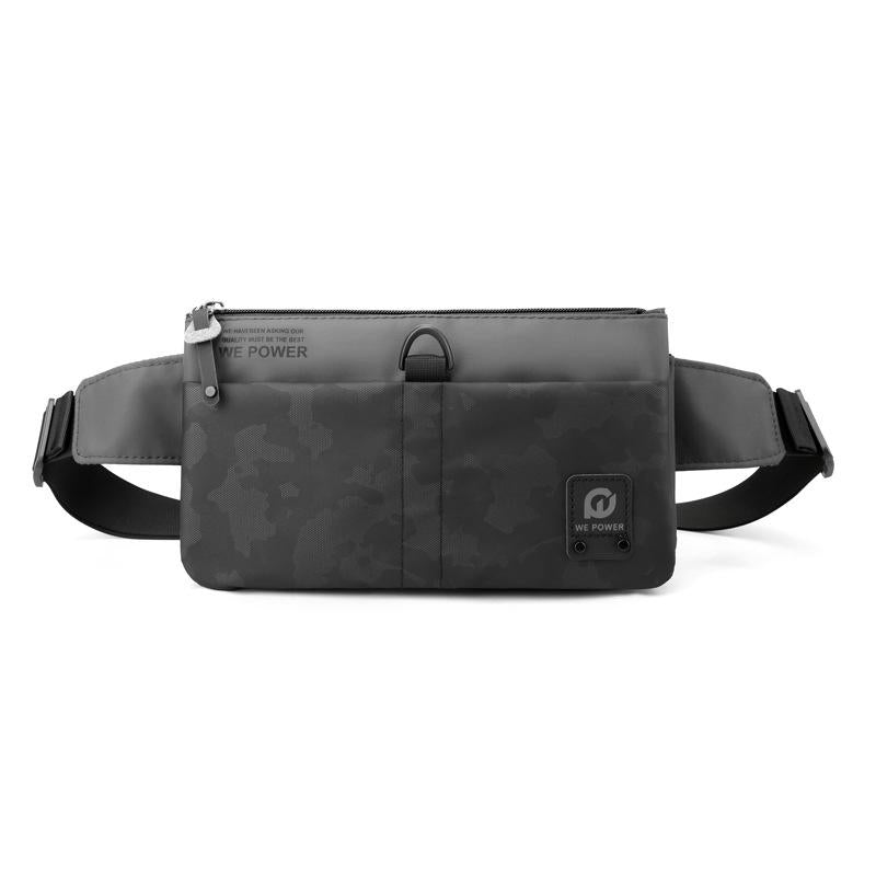 V562-B1016583060DBT-202508290009-00 Waterproof Men Crossbody Chest Bag For Outdoor Adventures - Grey - Image 1