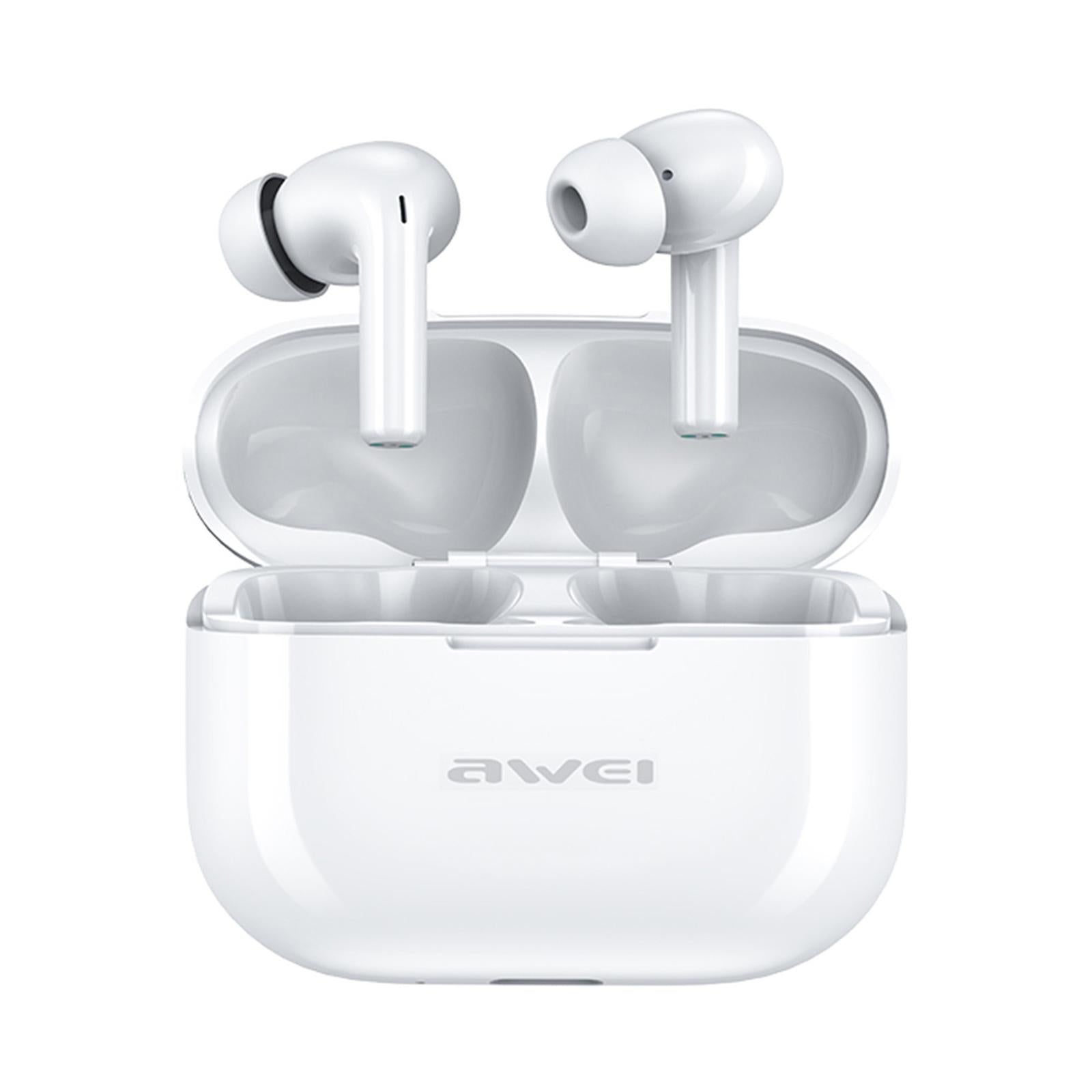 V562-B102847300ADE-202508281325-00 Wireless Earbuds with Charging Case - True Sports - White - Image 1