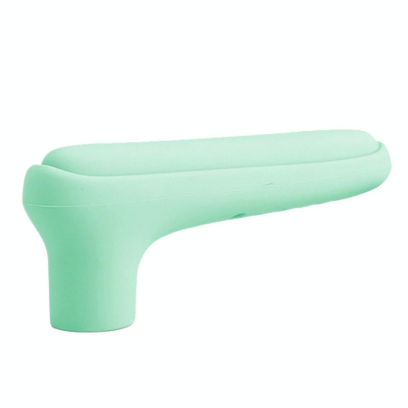 V562-B1040731750DBT-202508290225-00 Childproof Silicone Door Handle Protector - Anti-collision Guard - Light Green - Image 1