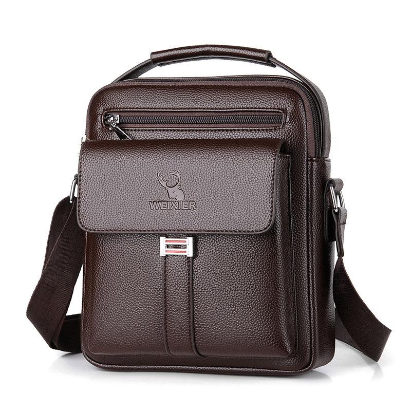 V562-B1063752060DBT-202508291152-00 Large Capacity Men Retro Messenger Bag - Brown - Image 1