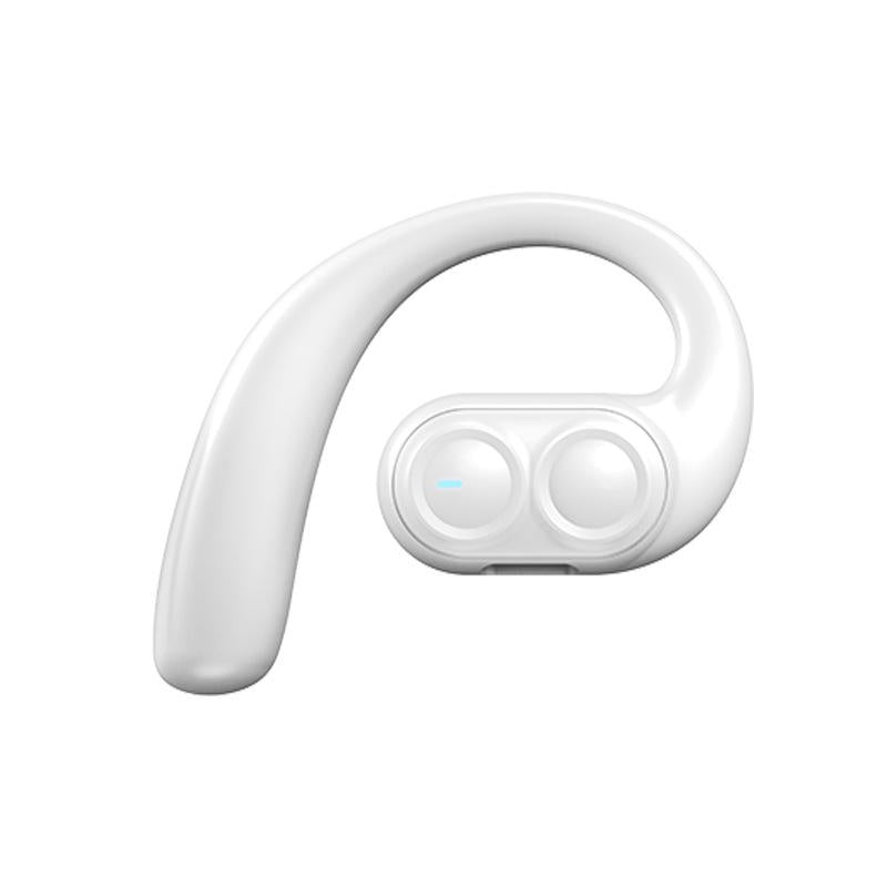 V562-B1078874060DBT-202508281535-00 Wireless Dual Speaker On-ear Bluetooth Earphone - Single Ear - White - Image 1