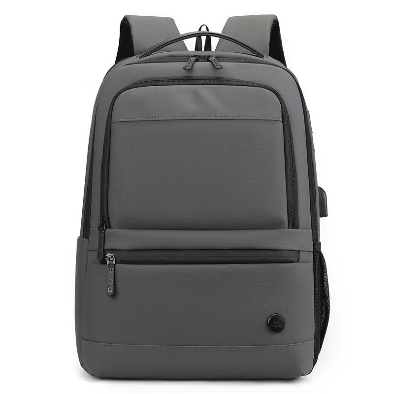 V562-B1085884060DBT-202508280746-00 Men Usb Backpack with Charging Port - Grey - Image 1