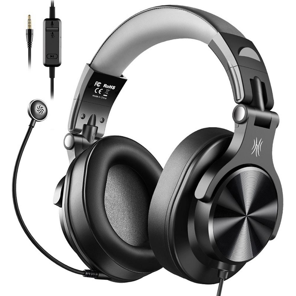 V562-B1851CP-202508280046-00 Head-Mounted Wired Headphone With Noise Reduction & Mic Black - Image 1