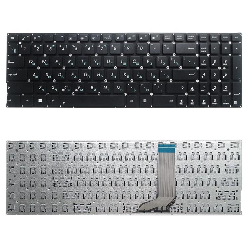 V562-B1861SPS-202508290445-00 Russian Keyboard for Asus X556 Series - Black - Black - Image 1