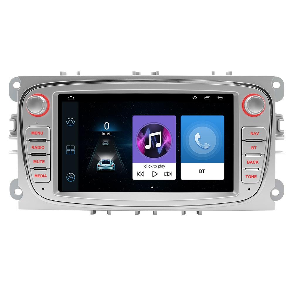 V562-B2050714060DBT-202508282345-00 7 Inch Android Navigation Radio For Ford Focus - Bluetooth Rds 1 + 32G - Silver 2 + 32G - Image 1