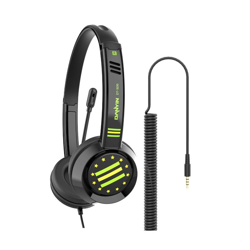 V562-B4003007350DBT-202508292122-00 Kids' Headset With Mic 1.8M Cable Star Flag - Black - Image 1