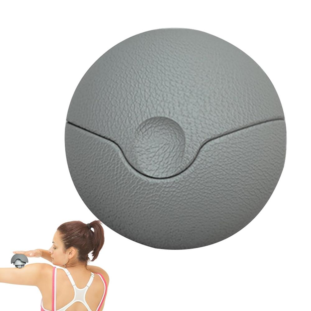 V562-C1052294060DBT-202508292320-00 3-In-1 Fitness Yoga Massage Ball Cervical Meridian Massager - Gray - Image 1
