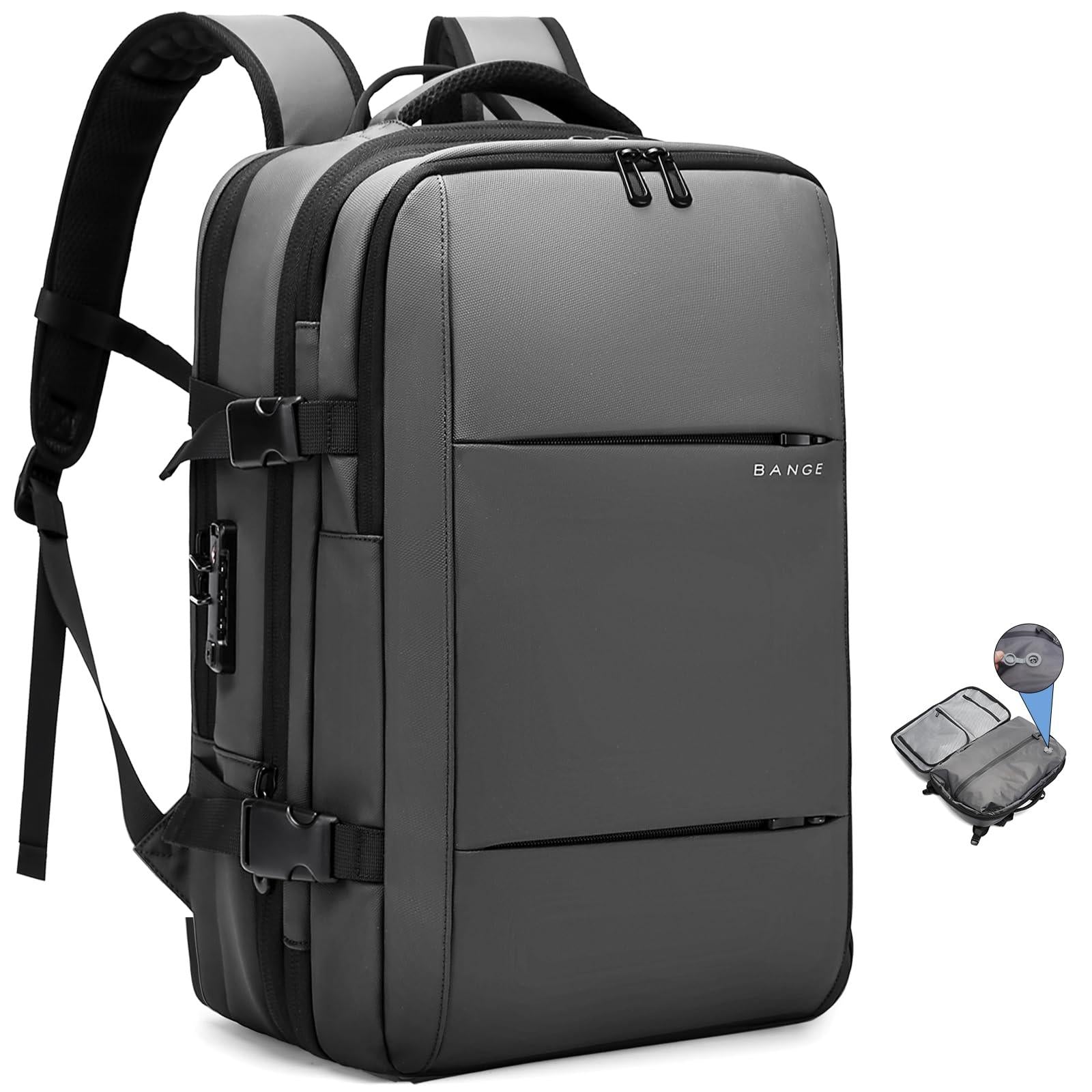 V562-C1085755060DBT-202508291236-00 Large Capacity Men Shoulder Backpack - Gray - Image 1