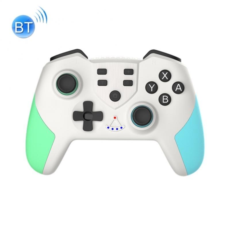 V562-C1094681060DBT-202508281136-00 Wireless Six-axis Tooth Handle for Switch Pro - Blue Green - Image 1
