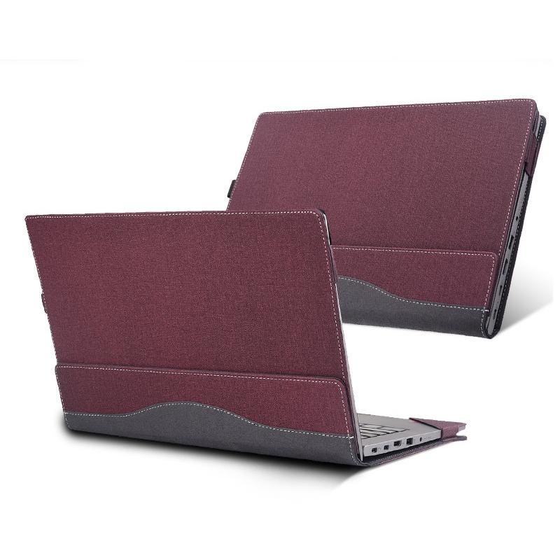 V562-C2022591060DBT-202508290752-00 Protective Leather Case For Hp Envy 13-Aq / Ah Laptops - Wine Red - Image 1
