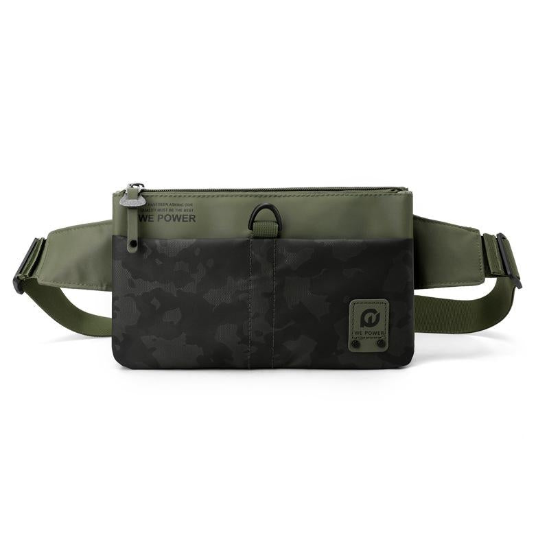 V562-D1016583060DBT-202508290010-00 Waterproof Men Crossbody Chest Bag For Outdoor Adventures - Army Green - Image 1