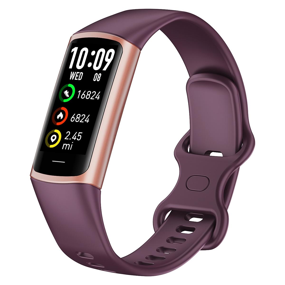 V562-D103045200AYS-202508282310-00 Waterproof C68L Fitness Tracker - Ip67 - Wine Red - Image 1