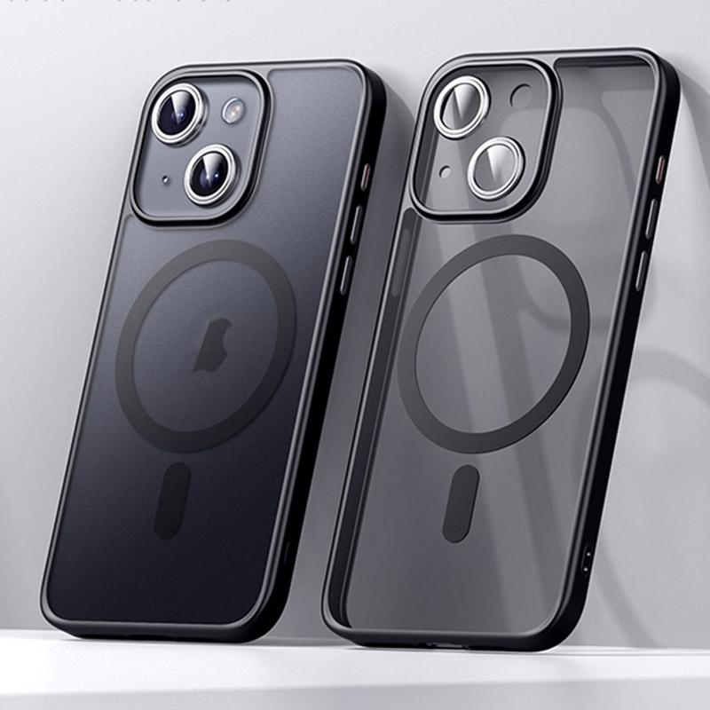 V562-D104848500ADE-202508281353-00 Matte Magnetic Magsafe Case for Iphone 15 - Sulada - Titanium Black - Image 1
