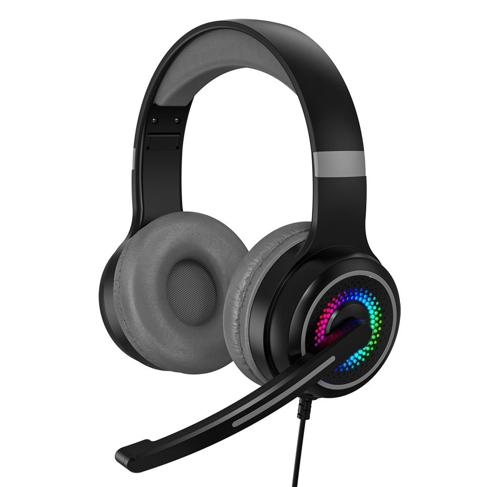 V562-D105904300ADE-202508292126-00 Led Bass Stereo Gaming Headset With Mic - Black - Image 1