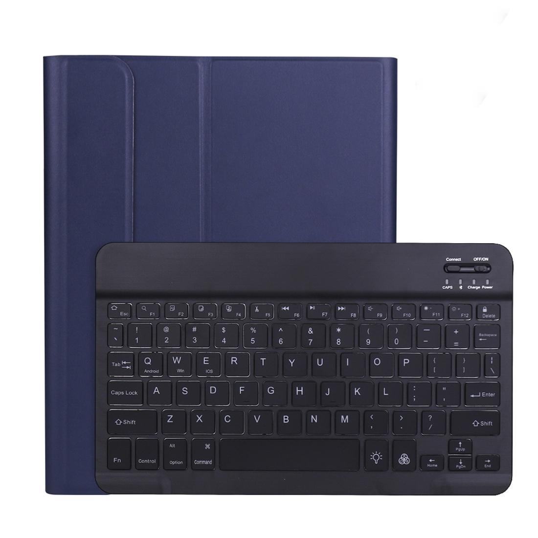 V562-D1977ORPI-202508290211-00 Detachable Bluetooth Keyboard Case For Ipad Pro 11 With Backlight & Pen Slot - Dark Blue - Image 1