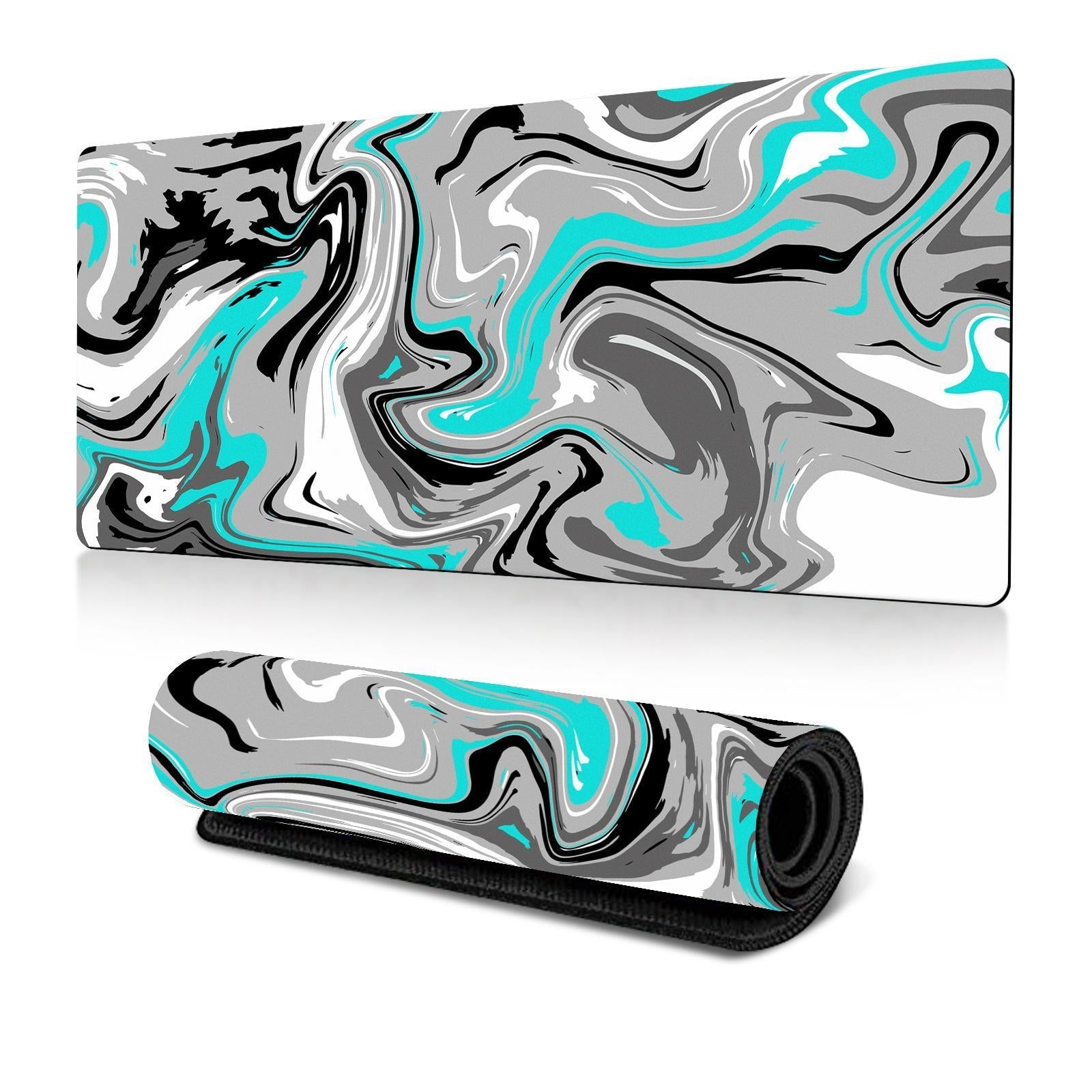 V562-D2085965060DBT-202508291315-00 Abstract Gaming Desk Mat 300 X 600 X 2Mm - Abstract Fluid 15 - 300X700X2Mm - Image 1
