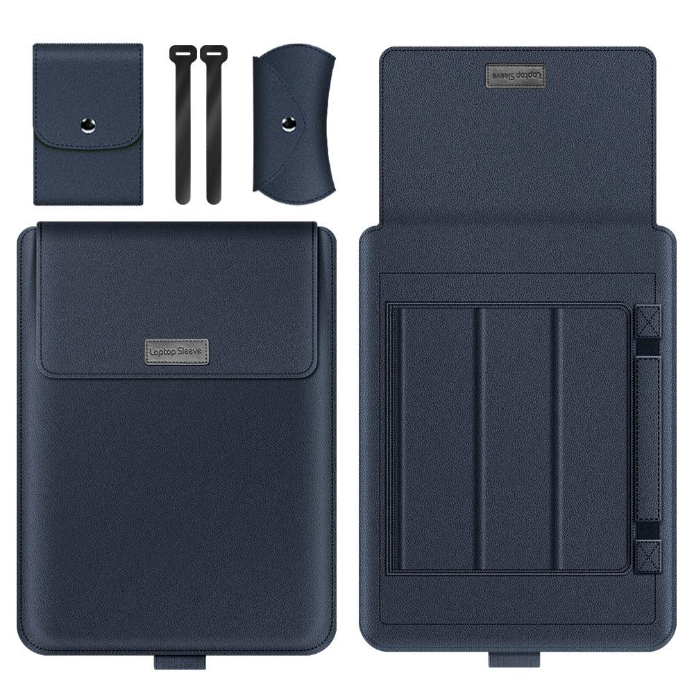 V562-F3000643450DBT-202508290415-00 15 Inch 4-in-1 Computer Bracket Liner and Storage Bag - Dark Blue - Image 1
