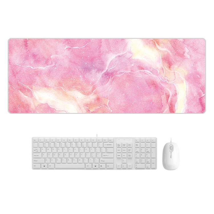 V562-G7067322750DBT-202508290935-00 Sturdy Marbled Rubber Mouse Pad - Fresh Girl Heart Marble - Image 1