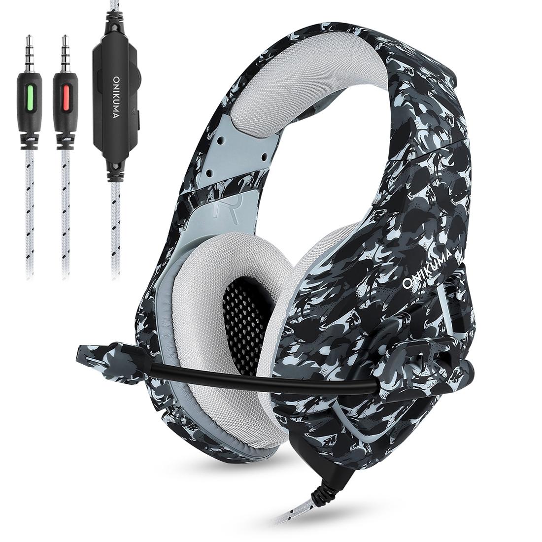 V562-HM6710D6PI-202508292207-00 Camouflage Gaming Headset With Noise Canceling Mic - Grey - Image 1