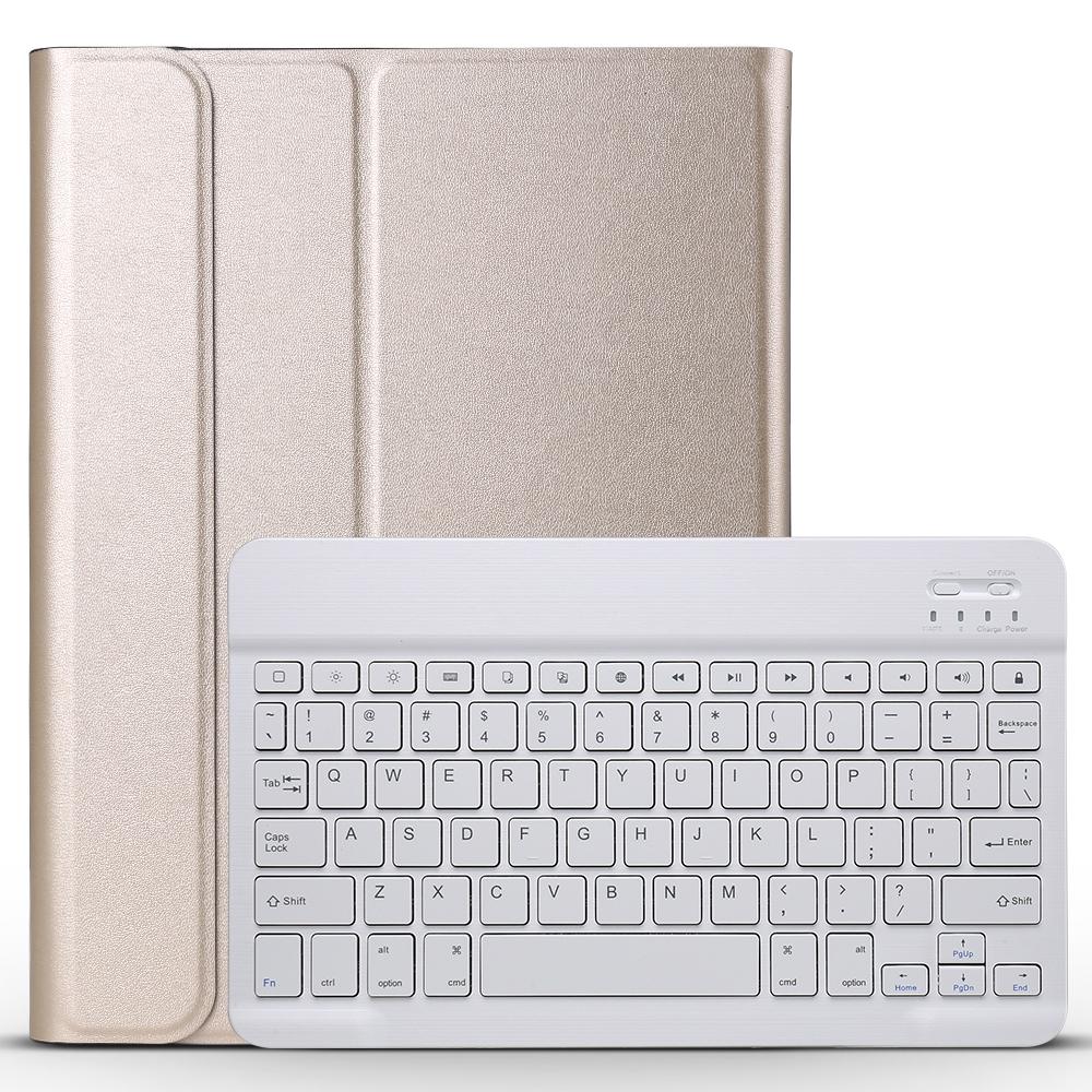 V562-J4091D6PI-202508290910-00 Ultra-Thin Bluetooth Keyboard Case For Ipad Pro 11 - Gold - Image 1