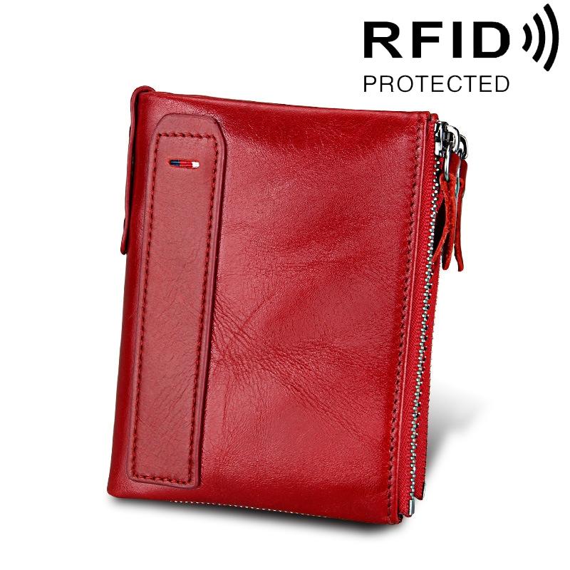 V562-R5801BCC-202508280726-00 Men Leather Rfid Blocking Card Holder Wallet - 12.1x9.4x2.7cm - Ccb1085R - Image 1