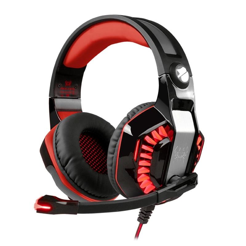 V562-R9710D6PI-202508292210-00 Stereo Gaming Headset With Mic & Led For Ps4 Smartphone Tablet Pc - Red - Image 1