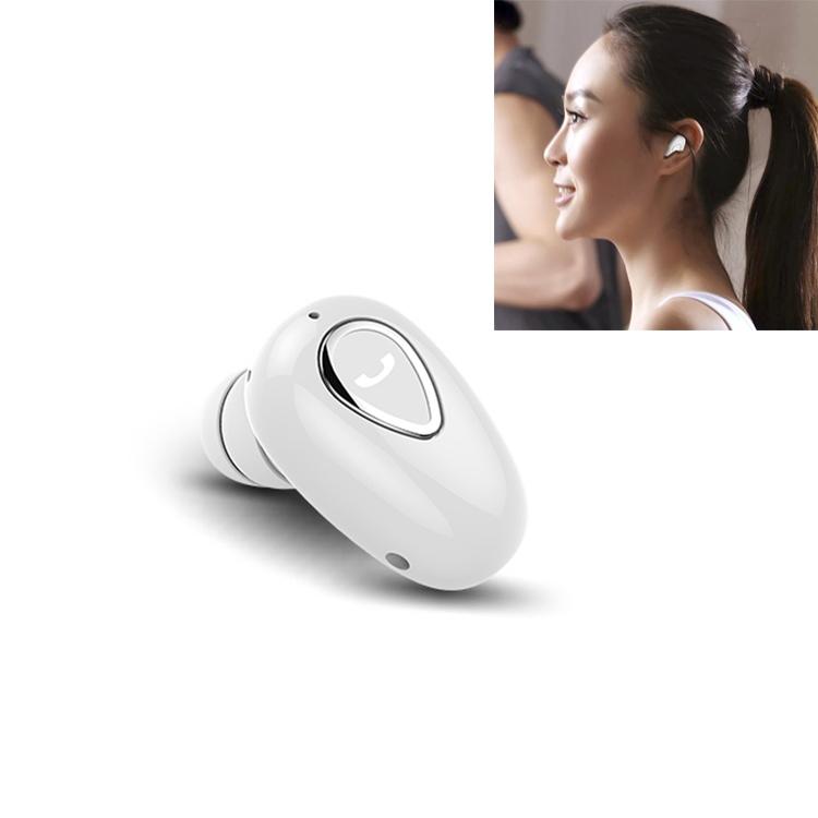 V562-W1197SXPI-202508281325-00 Wireless Sweatproof Bluetooth Earphones 5.0 - Yx01 - White - Image 1