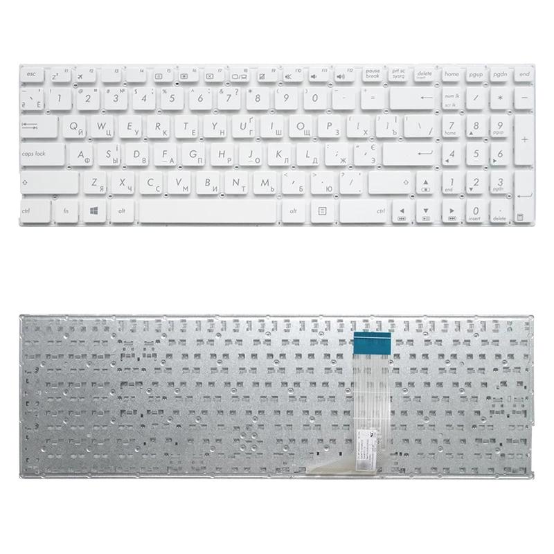 V562-W1861SPS-202508290441-00 Russian Keyboard for Asus X556 Series - Black - White - Image 1