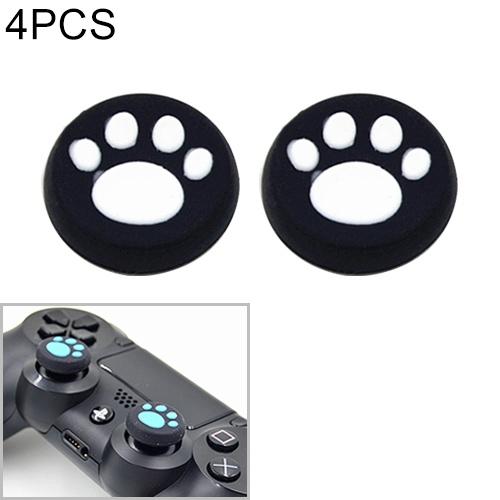 V562-W2600TN-202508281236-00 4-piece Silicone Cat Paw Gamepad Covers for Ps4 / Ps3 / Ps2 / Xbox / Wiiu - White - Image 1