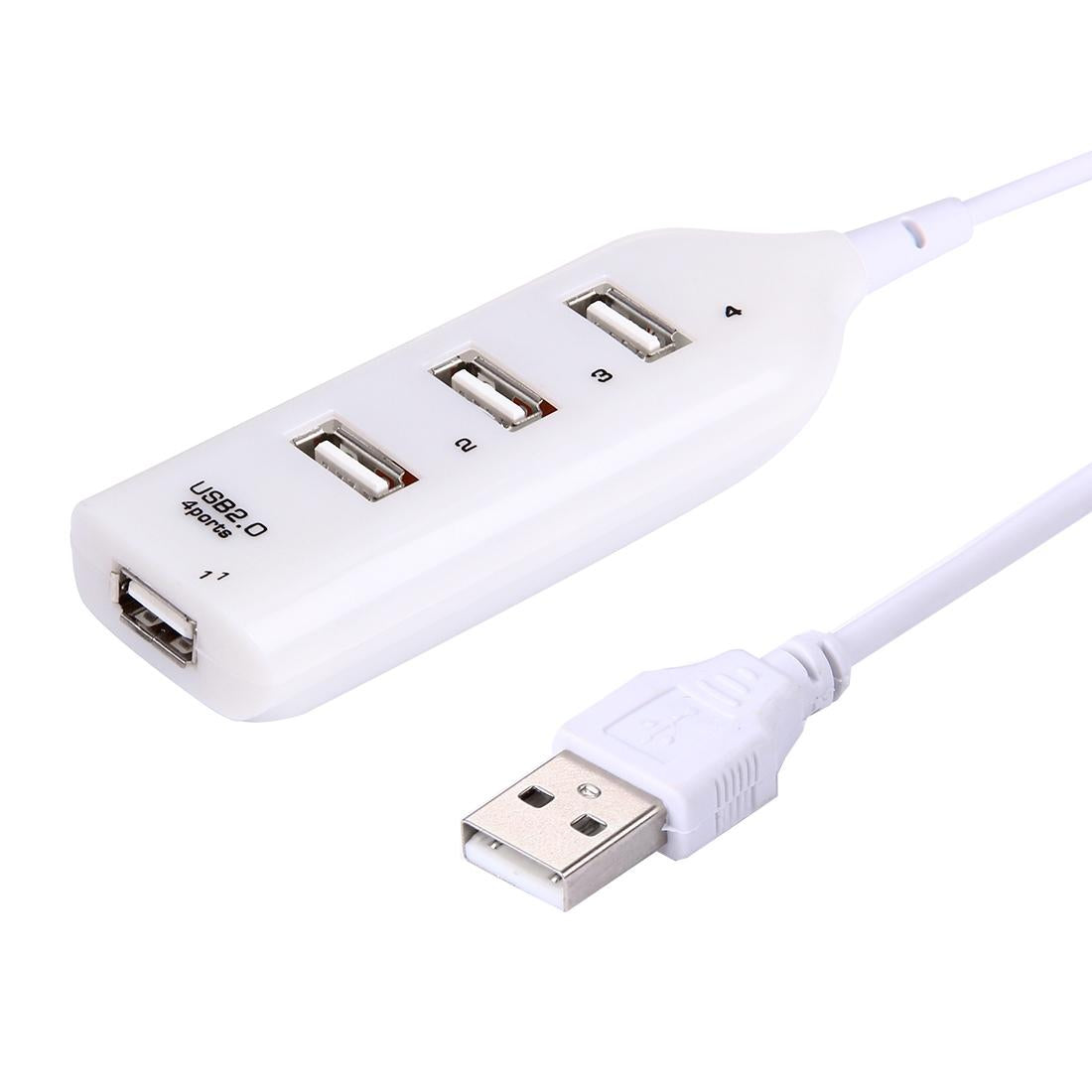 V562-W4301-HU-S-202508292231-00 4-Port Usb 2.0 Hub 30Cm Cable Length - White - Image 1