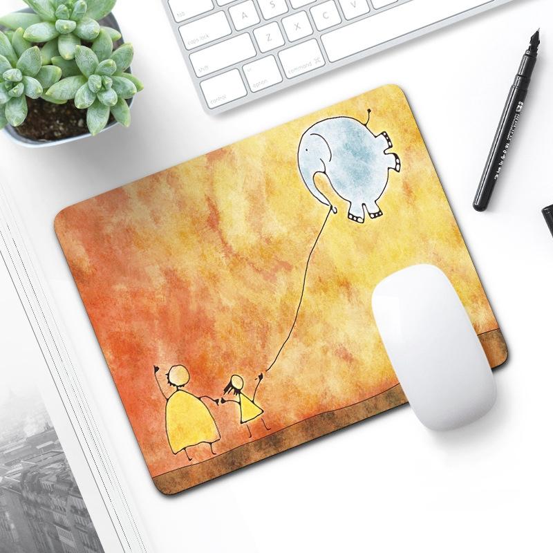 V562-Y1000802750DBT-202508290935-00 6 Piece Non Slip Mouse Pad Set 21 X 26Cm Thick Rubber Anti Skid Durable - Dumbo - Image 1