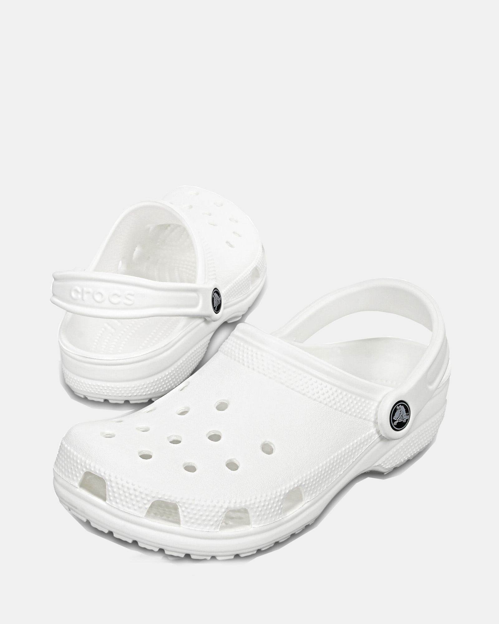 V596-CCWHITEM7-202508181451-00 Classic Clog White Mens 7/Womens 9 - Image 1