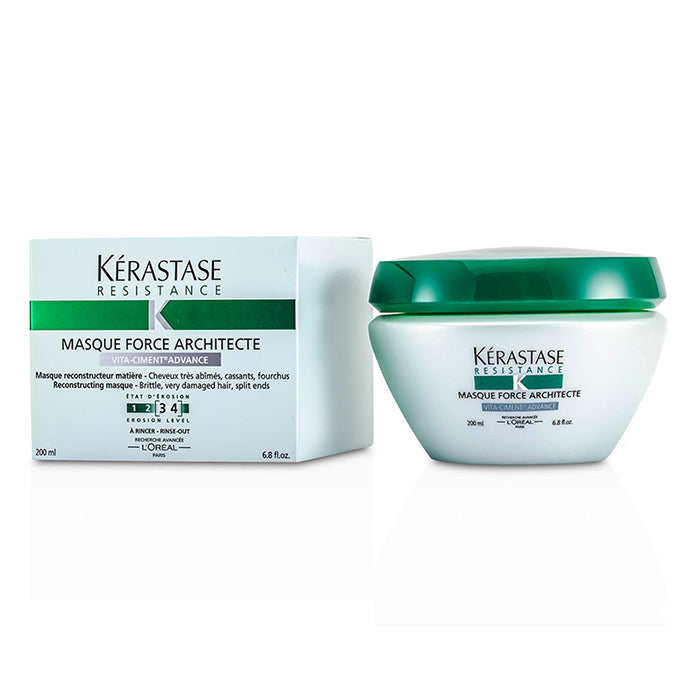 V604-286186-202508280146-00 Kerastase Resistance Force Architecte Strengthening Masque (For Brittle, Very Damaged Hair, Split Ends) 200ml/6.8oz - Image 1