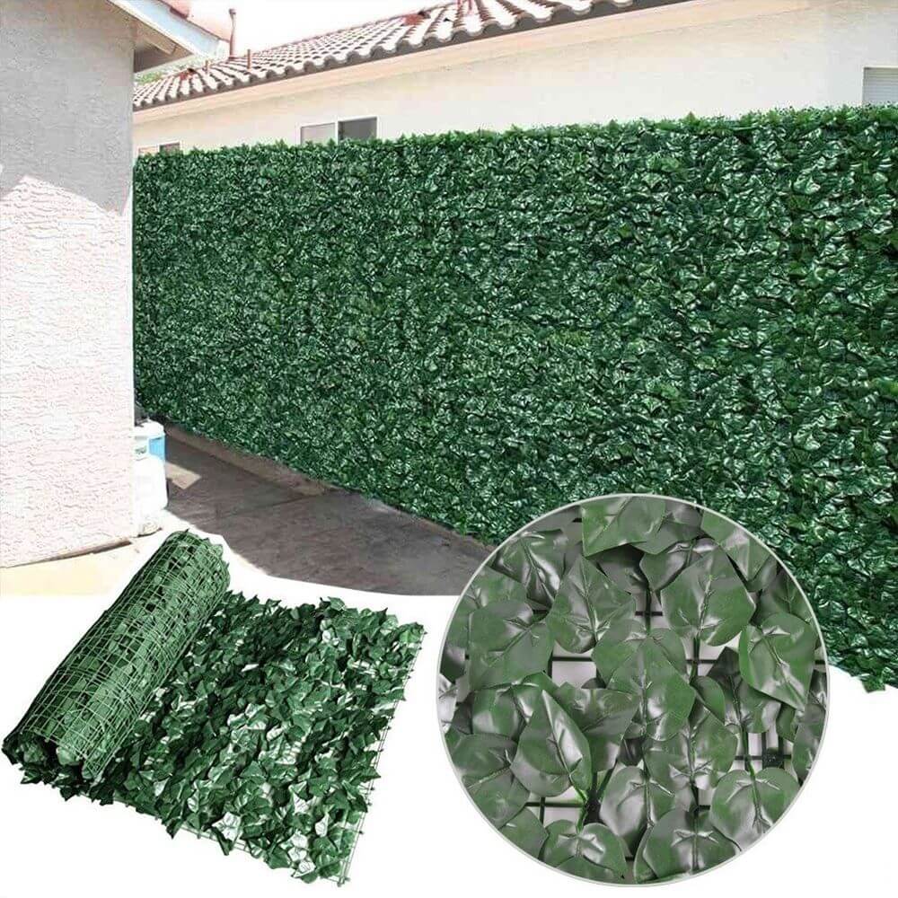 V637-1006477-202508251325-00 Artificial Ivy Leaf Hedging 3M x 1M Roll (Fake Ivy Roll) - Image 1