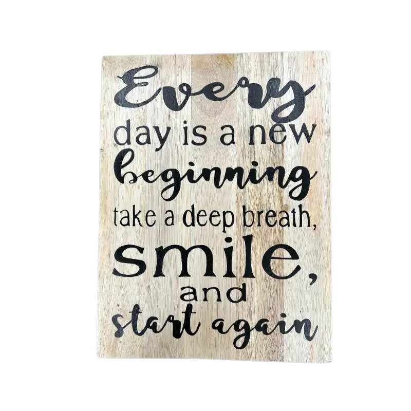 V637-33847WAL-202508251440-00 Everyday Smile Wall Art 30cm - Image 1