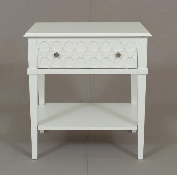 V637-48178-202508251315-00 Kioloa Bedside Table w 1 Drawer 70cm - Image 1