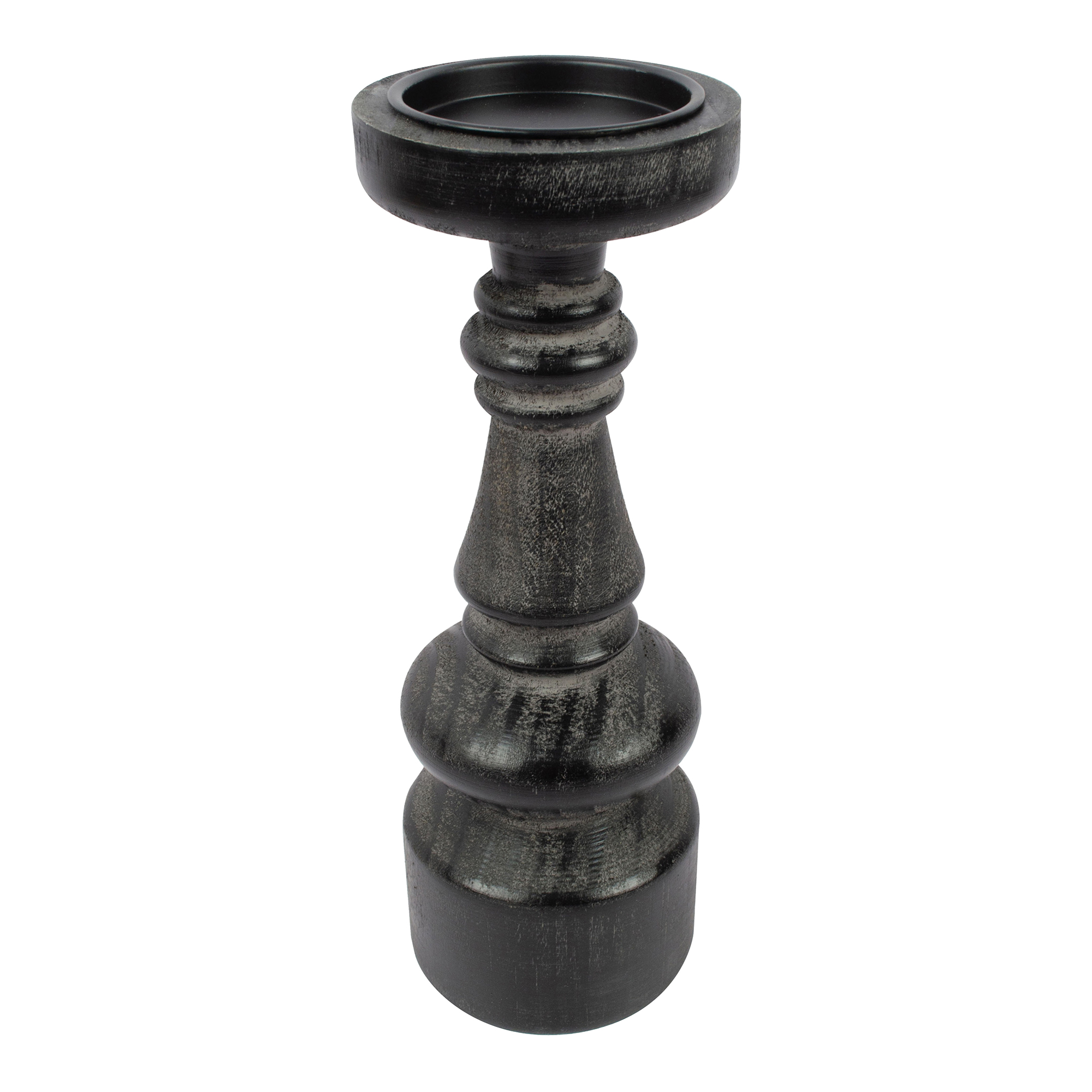 V637-92123CDL-202508251845-00 Nero Bold Pillar Candleholder 32cm - Image 1