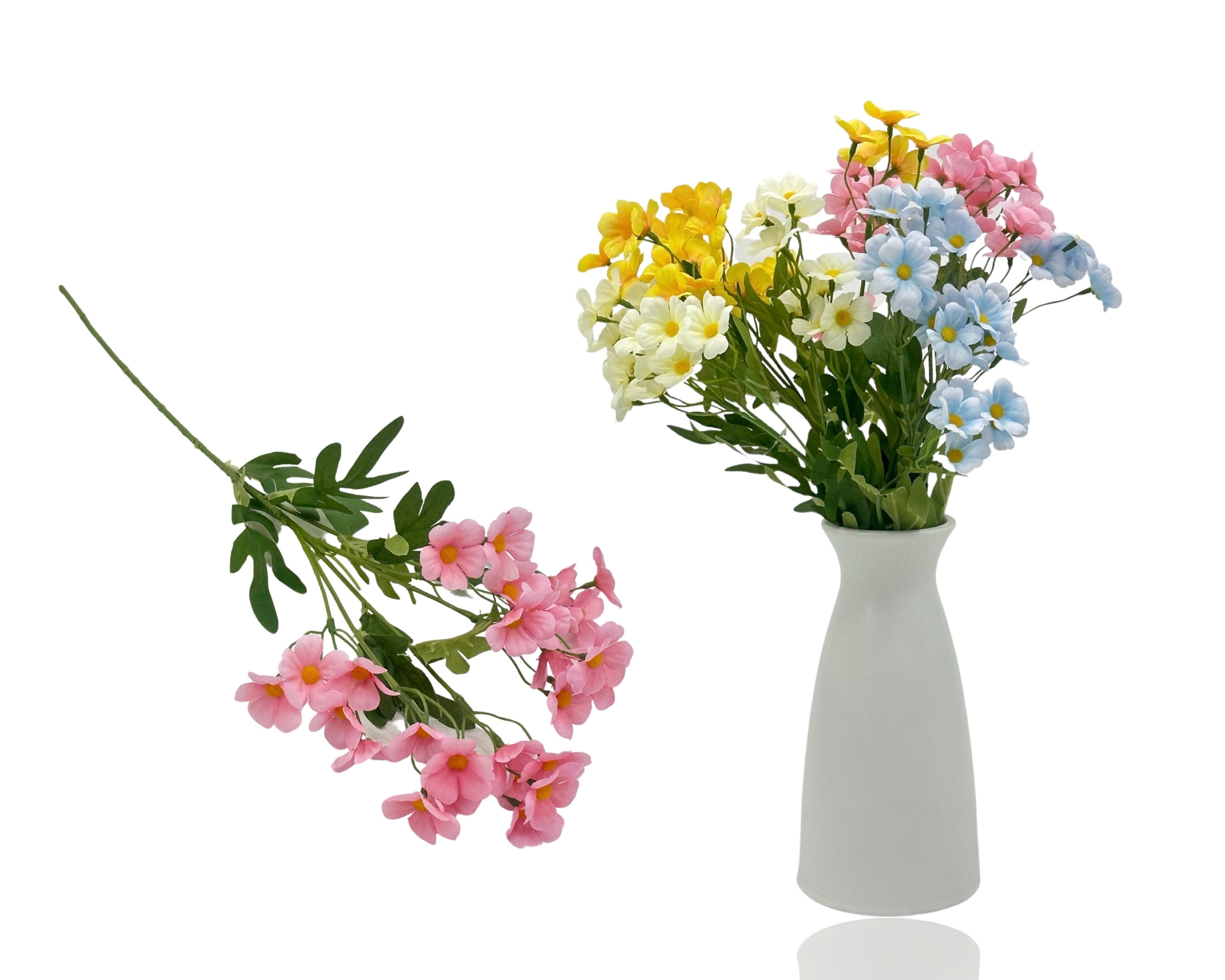 V637-AFL35151-202508251652-00 bulk 24 Artificail Flower Spray 4 Assorted 15x53cm - Image 1