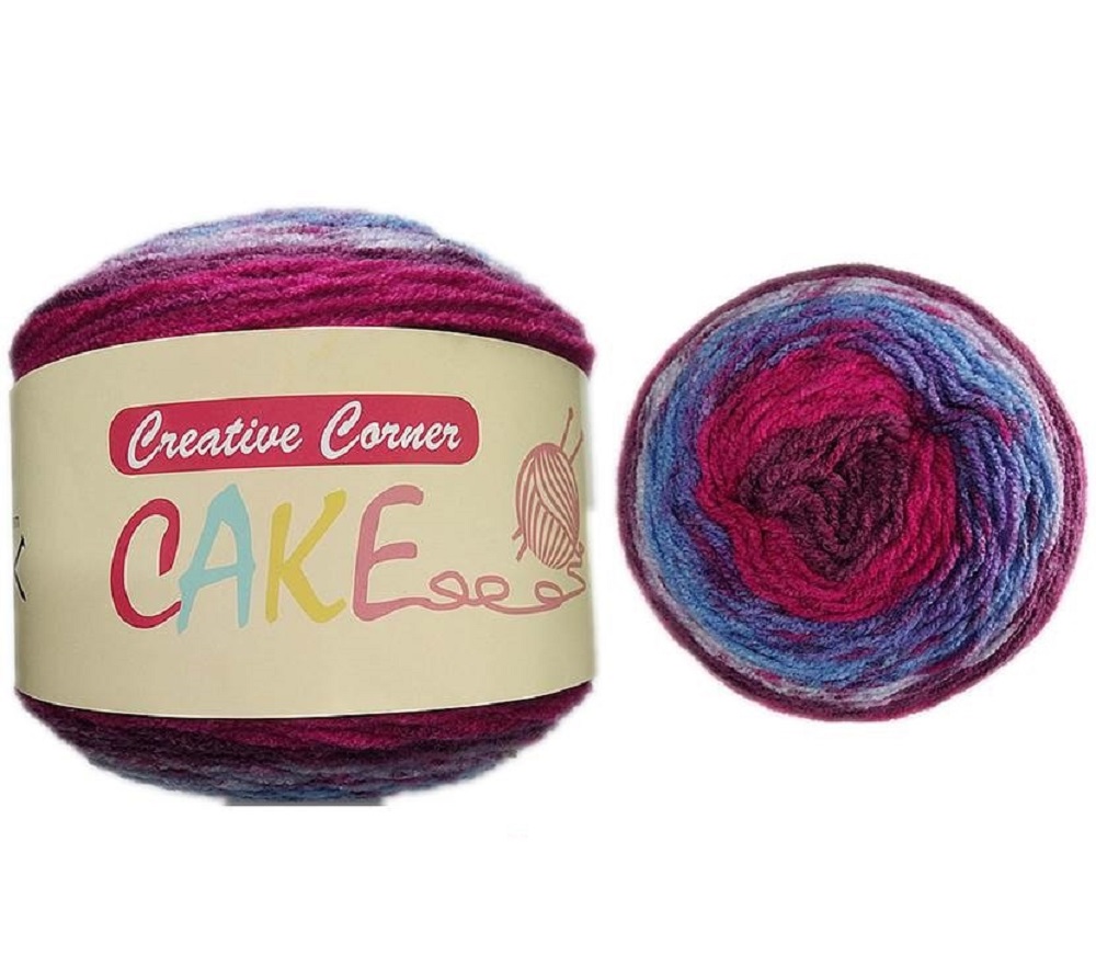 V637-CRA23599-202508251855-00 Bulk 6 Vibrant Super Soft Cake Knitting Yarn - Image 1